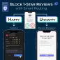 Support Carte NFC Google Review Tap | Augmentez Avis & Classement Google | Compatible iPhone & Android (1 Grand)